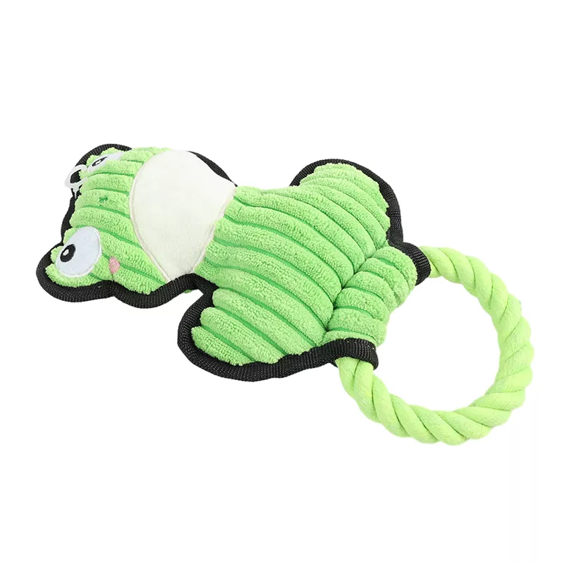 Chubby Frog Rope Dog Toy