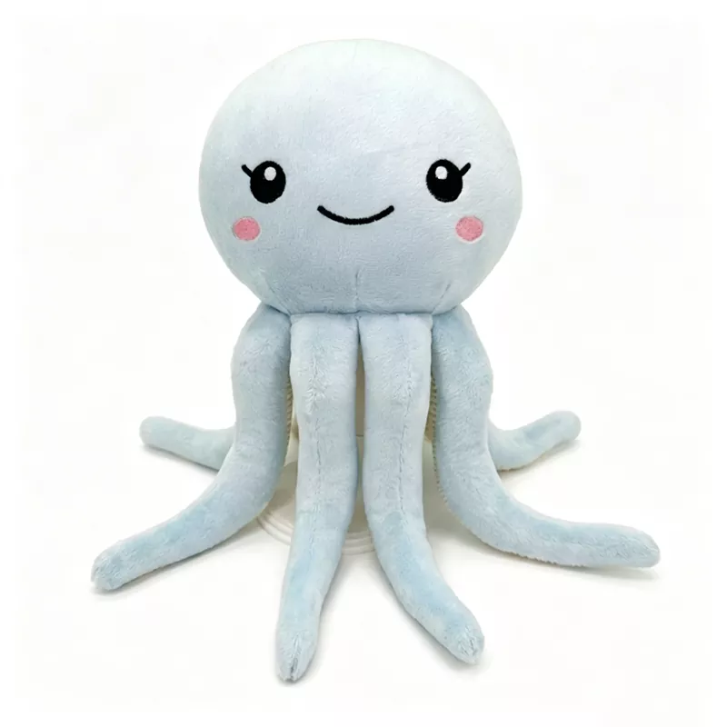 Cute Baby Blue Octopus Plush Toy